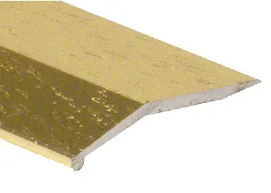 M-D PRO - Bevel Bar Aluminum Economy Hammered Gold Anodized 1-1/2" x 12'