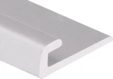 M-D PRO - Aluminum Cap Trim, Bright Clear - 1/10" x 1-3/16" x 12'