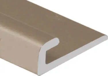M-D PRO - Aluminum Cap Trim, Satin Titanium - 1/10" x 1-3/16" x 12'