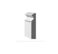 Grandeur Flooring Baseboard Colonial MDF - 1/2" (12.5 mm) x 4-1/4" x 10'