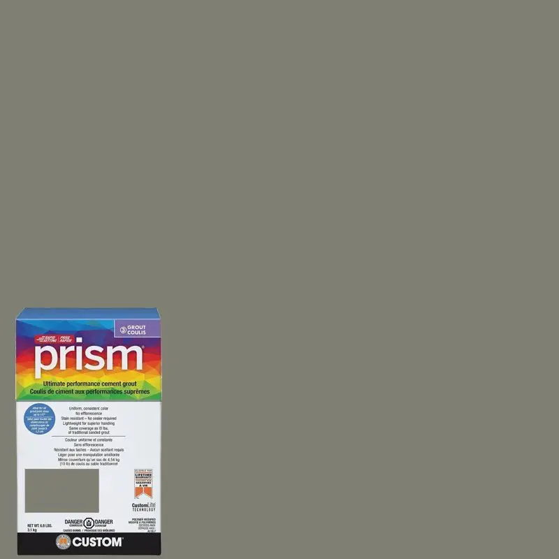 Custom Building Products - Ultimate Performance Sanded Grout Prism #9 Natural Gray 6.8 lb