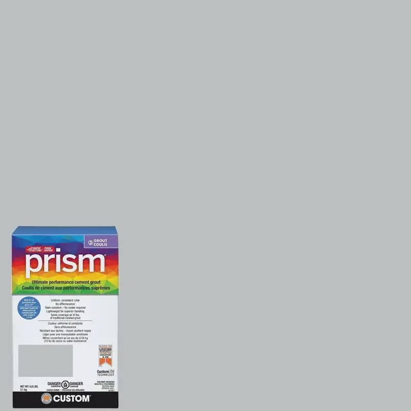 Custom Building Products - Ultimate Performance Sanded Grout Prism #115 Platinum 6.8 lb