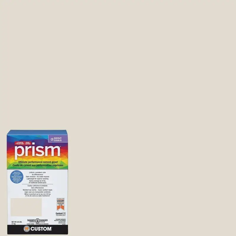 Custom Building Products - Ultimate Performance Sanded Grout Prism #11 Snow White 6.8 lb