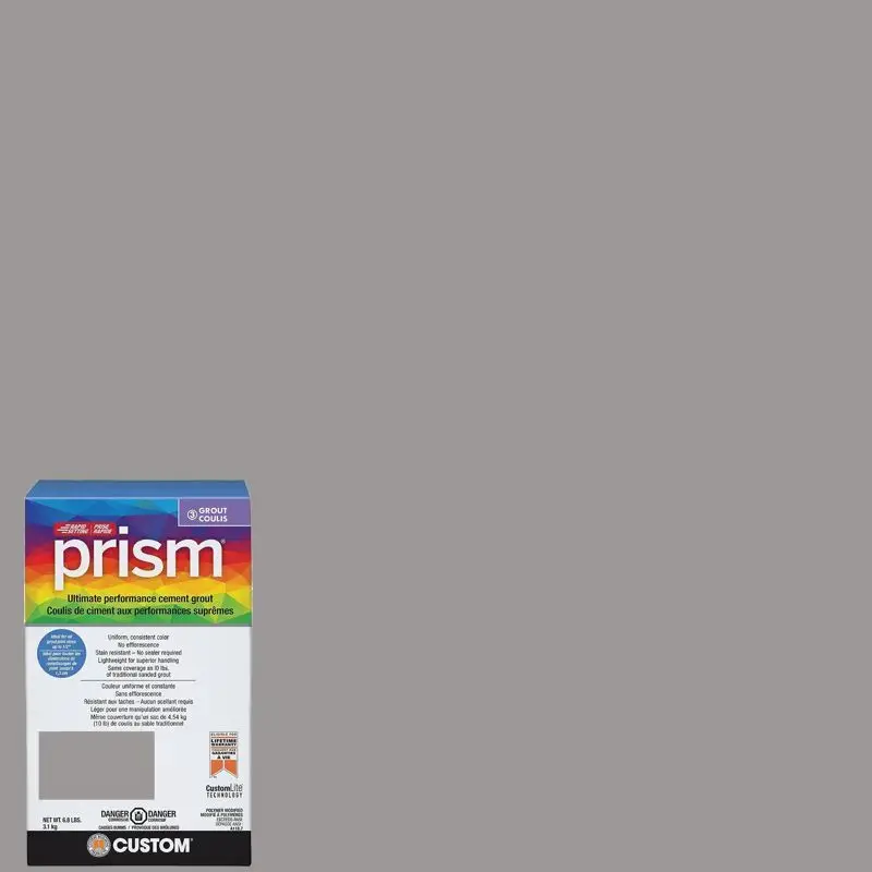 Custom Building Products - Ultimate Performance Sanded Grout Prism #165 Delorean Gray 6.8 lb