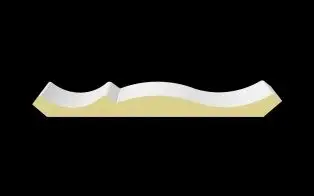 Toucan Crown Molding Georgian - 5/8" (15 mm) x 6-1/2" x 12'