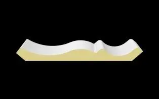 Toucan Crown Molding Georgian - 5/8" (15 mm) x 5-1/4" x 12'