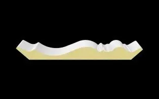 Toucan Crown Molding Tuscan - 3/4" (18 mm) x 6-1/2" x 12'