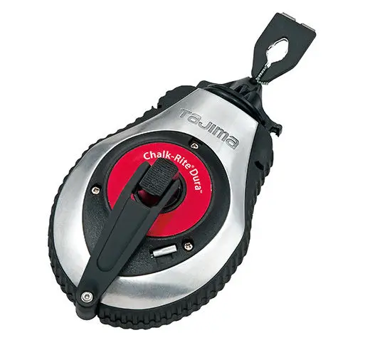 Tajima - Chalk-Rite Dura chalk snap line with Integrated Handle Release - 1mm x 100ft (30m)