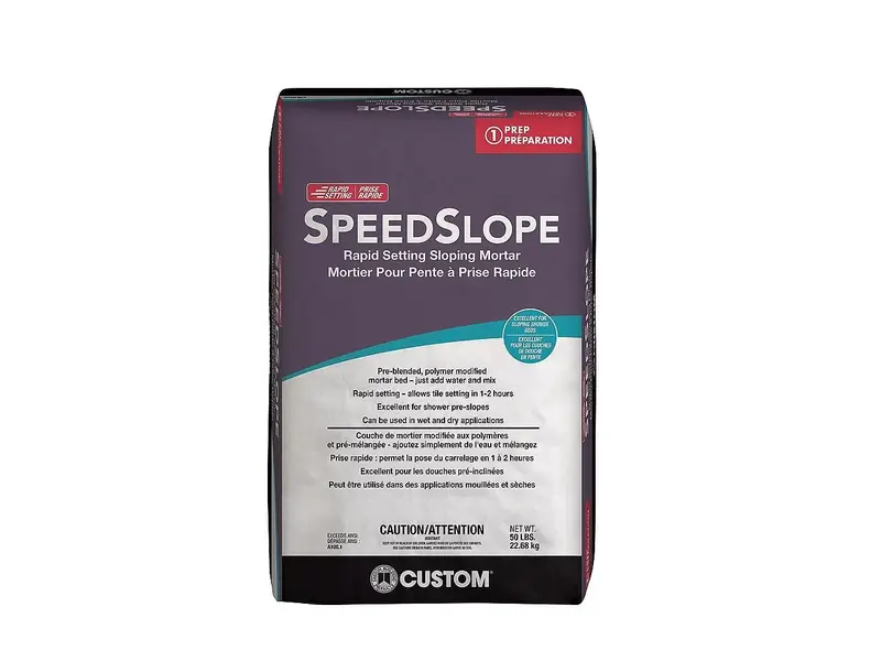 Custom Building Products - Tile Mortar Rapid Setting Sloping SpeedSlope 50 lb
