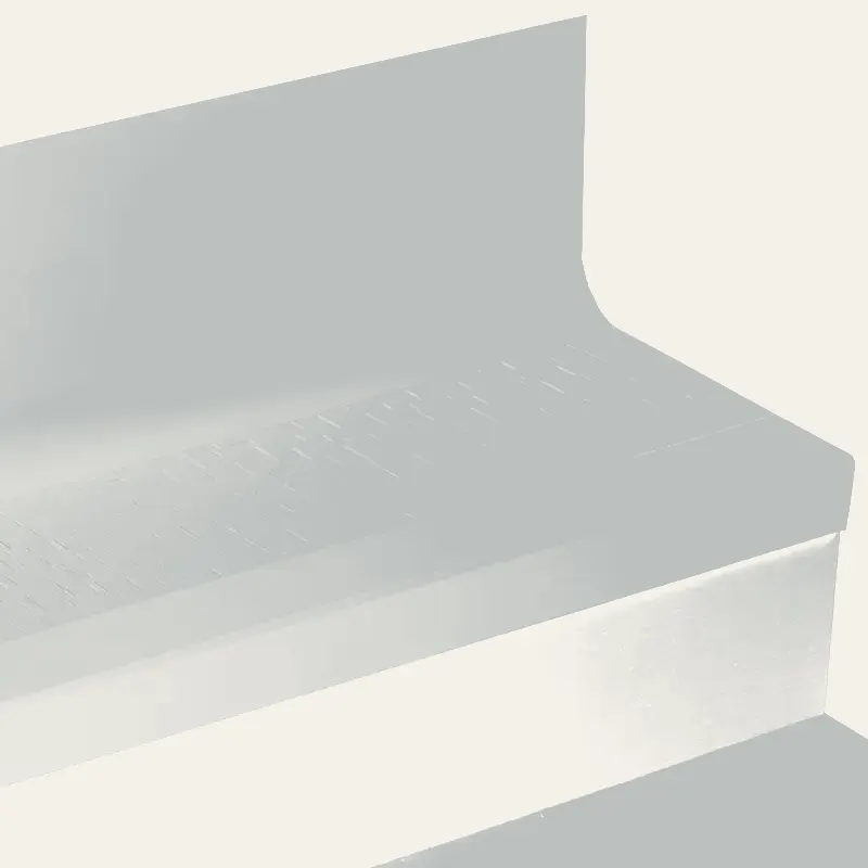 Angle Fit Rubber Stair Tread with Integrated Riser - CUBTR 21 SQ Cubis #21 Platinum No Insert 36"