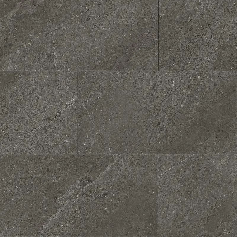 Centura Vinyl Tiles Dura Contract Elements Nero Glue Down 12" x 24"