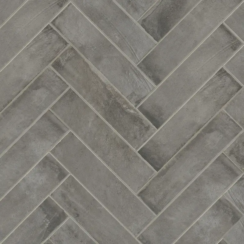 Italbec Floor Tiles Deco Style Charcoal Natural 2" x 8"