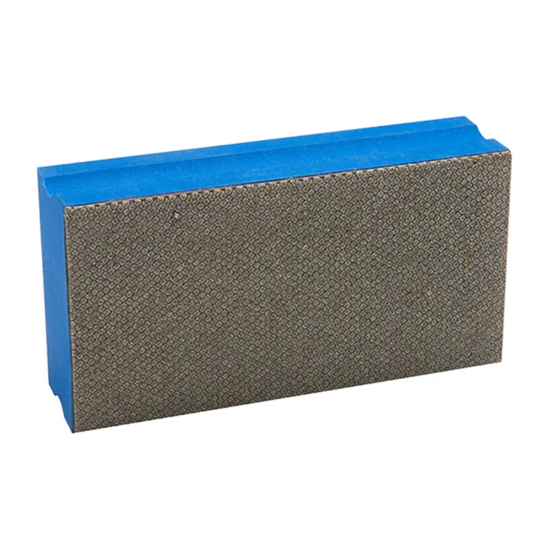 Alpha Diamond Hand Polishing Pad with Electroplated Bond Blue 60 Grit