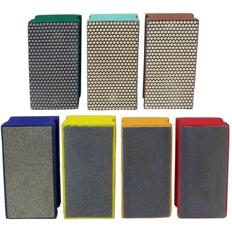 Alpha Diamond Hand Polishing Pad Kit with Resin Bond