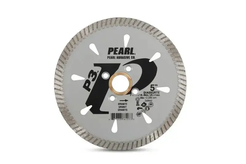 Pearl Abrasive - Dry Turbo Diamond Granit Saw Blade P3 5"