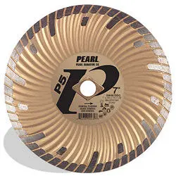 Pearl Abrasive - P5 Gen. Purpose Waved Core Turbo Blade, 8mm Rim 10" x 0.080" x 5/8"