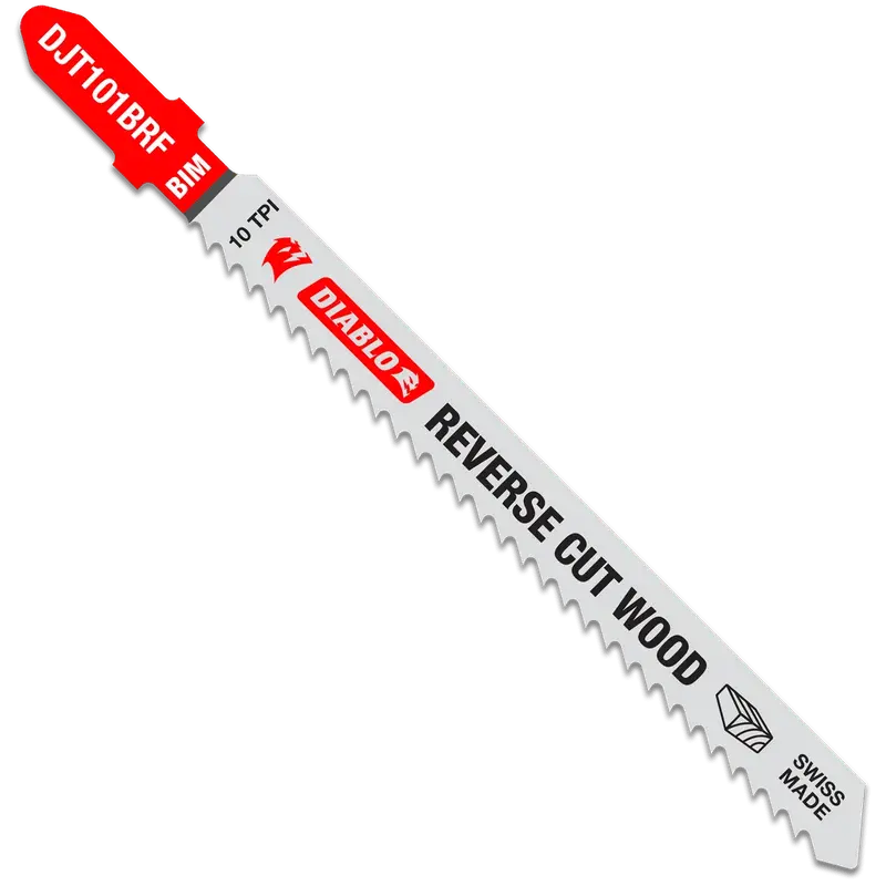 Diablo - Bi-Metal T-Shank Jigsaw Blades 6 TPI for Fast Wood Cuts 4" (Pack of 5)