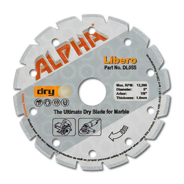 Alpha Libero Blade for Marble 5"