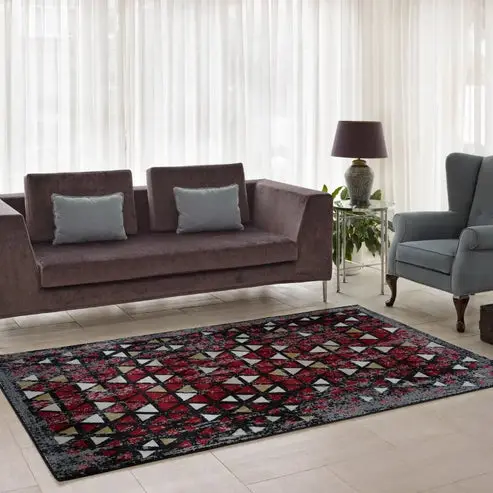 Diamond Currant Red Area Rug – 2'7" x 4'11"