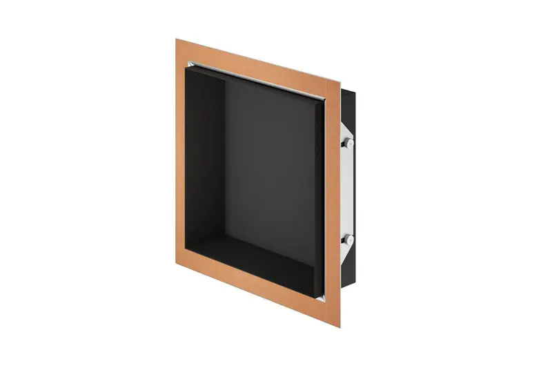 Schluter - DESIGN-NICHE Shower Niche Aluminum Matte Black 12" x 12"