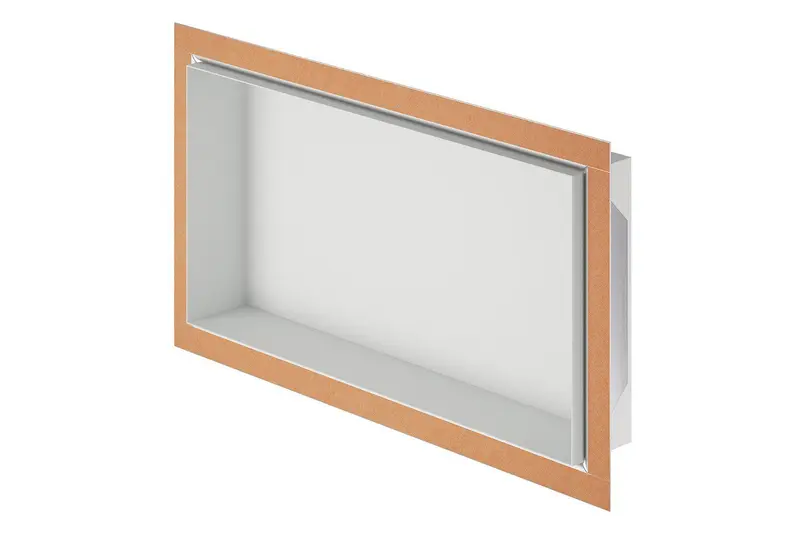 Schluter - DESIGN-NICHE Shower Niche Aluminum Matte Bright White 12" x 24"