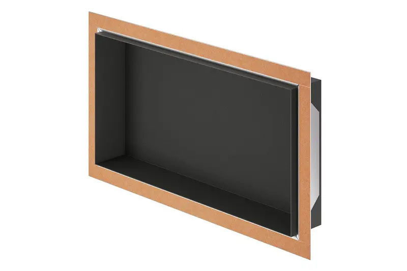Schluter - DESIGN-NICHE Shower Niche Aluminum Matte Black 12" x 24"