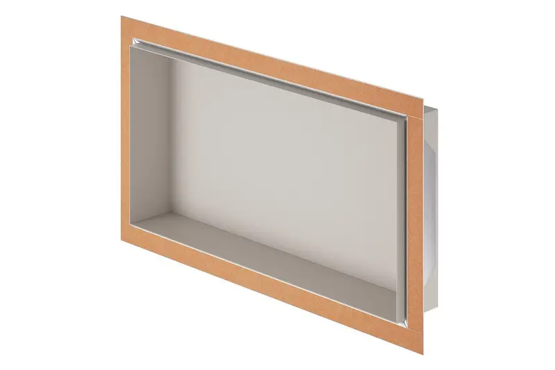 Schluter - DESIGN-NICHE Shower Niche Aluminum Matte Greige 12" x 24"