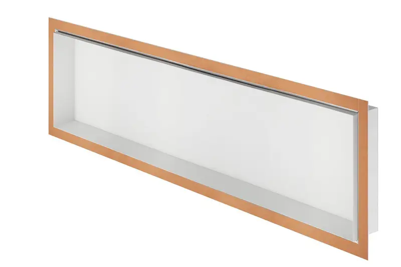 Schluter - DESIGN-NICHE Shower Niche Aluminum Matte Bright White 12" x 48"