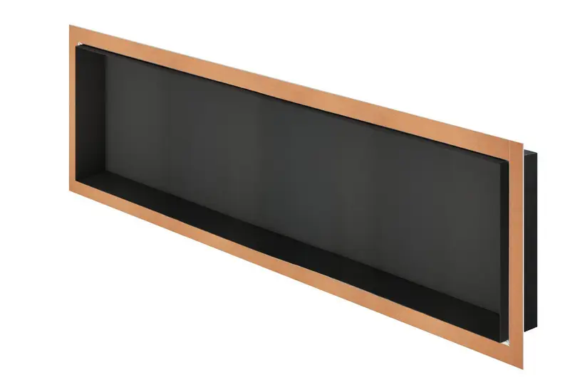 Schluter - DESIGN-NICHE Shower Niche Aluminum Matte Black 12" x 48"