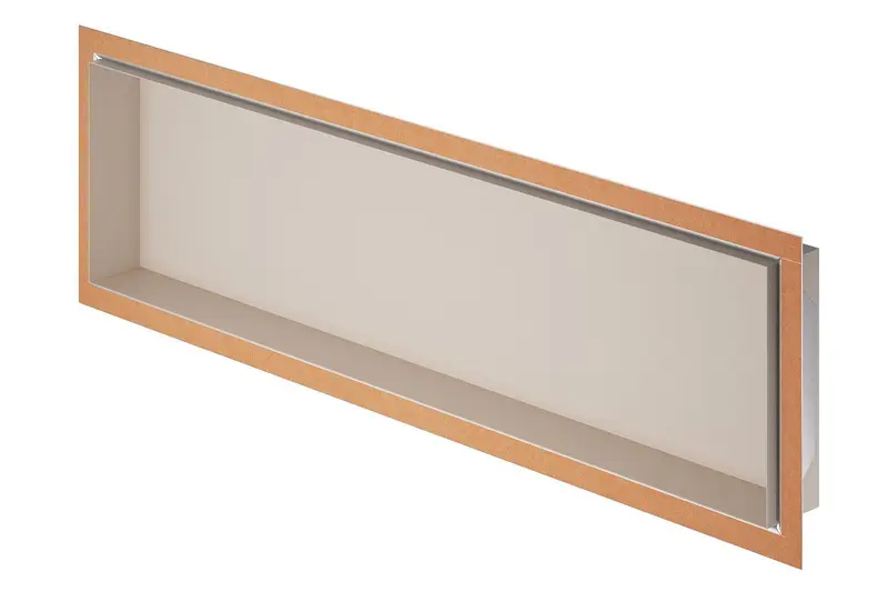 Schluter - DESIGN-NICHE Shower Niche Aluminum Matte Ivory 12" x 48"