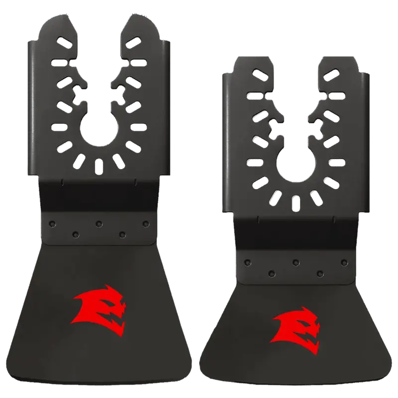 Diablo - 2-Piece Set of Universal Fit Oscillating Scraper High Carbon Steel for Adhesive Removal