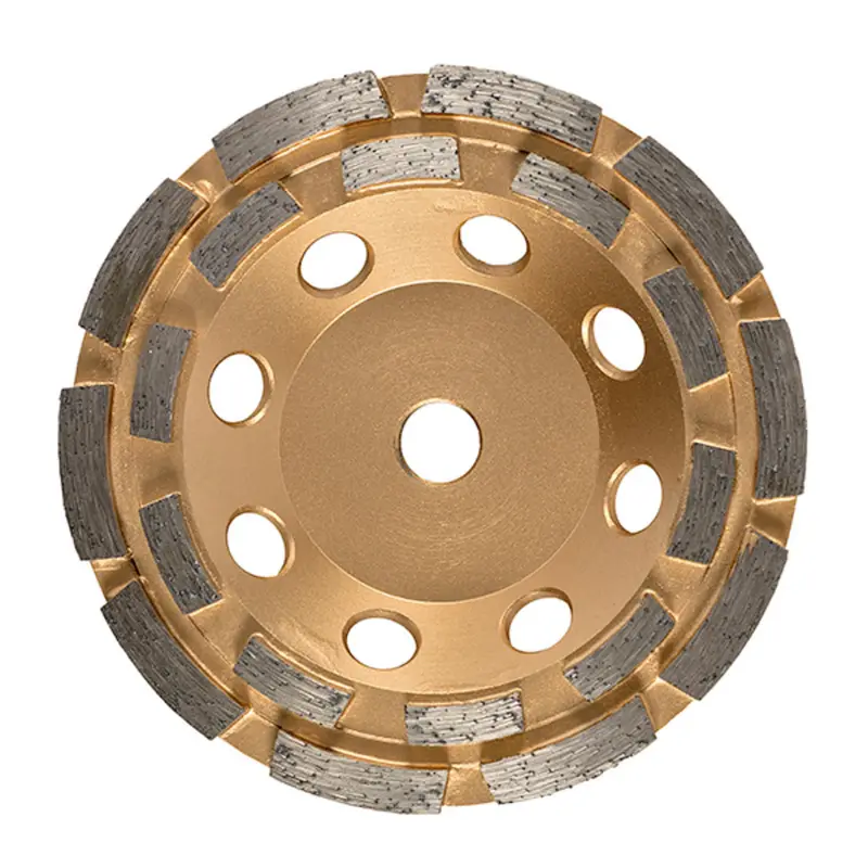 Diamond Productions Cup Wheel Double Row 4"