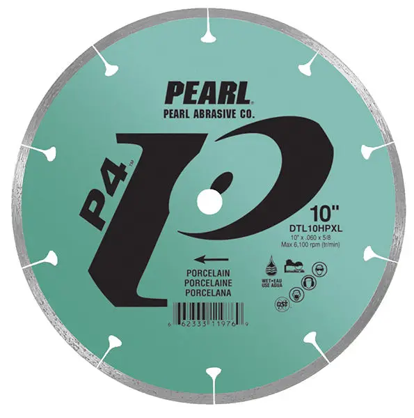 Pearl Abrasive - P4 Wet Porcelain Blade, 8mm Rim 7" x 0.060" x 5/8"