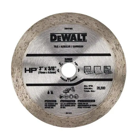 DeWalt - Continuous HP Tile 3"
