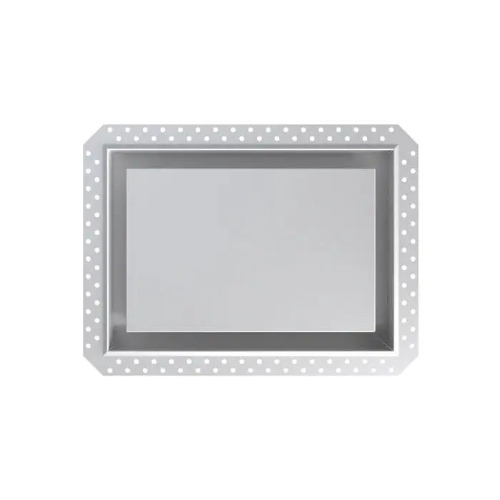 Fittes - Flush Drywall Vent Luxe Satin White 10" x 10"