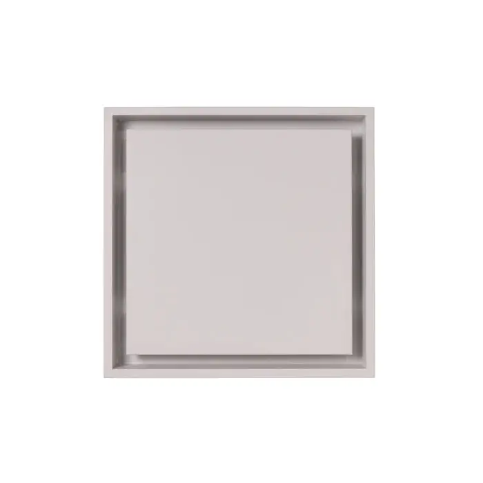 Fittes - Framed Exhaust Mount Lite White 14" x 14"