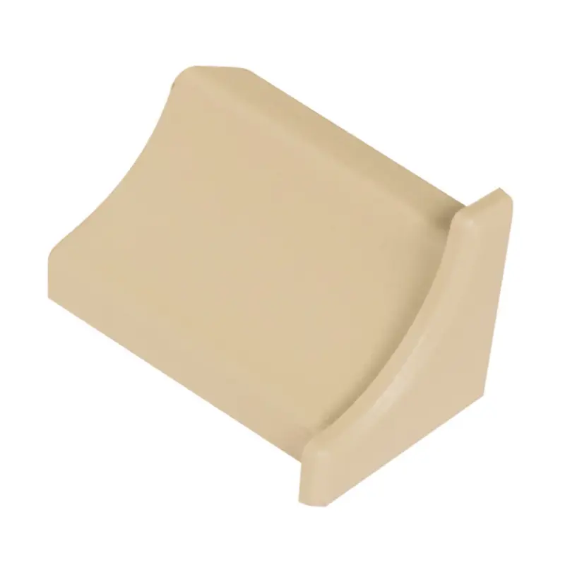 Schluter DILEX-PHK End Cap with 3/8" Radius PVC Plastic Bahama