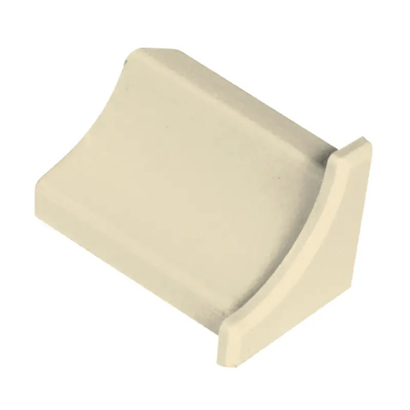 Schluter DILEX-PHK End Cap with 3/8" Radius PVC Plastic Sand Pebble