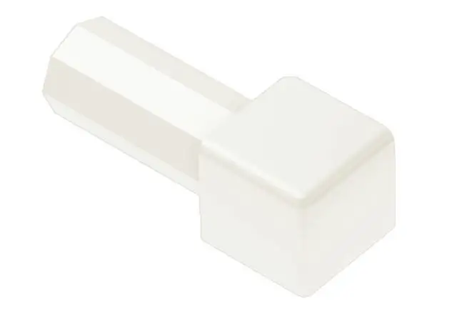 Schluter QUADEC In/Out Corner 90° PVC White 1/2" (12.5 mm)