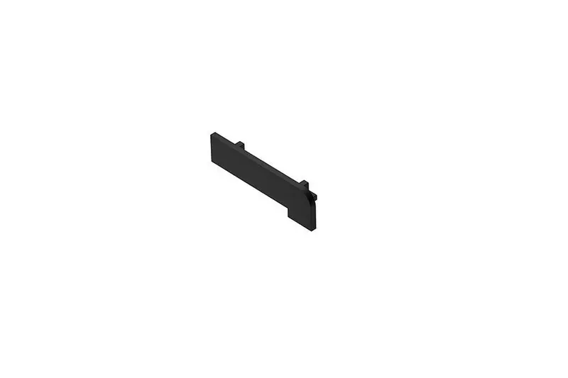 Schluter - TREP-V 42 Right & Left End Cap PVC Black 3/8" (10 mm) x 1-21/32"