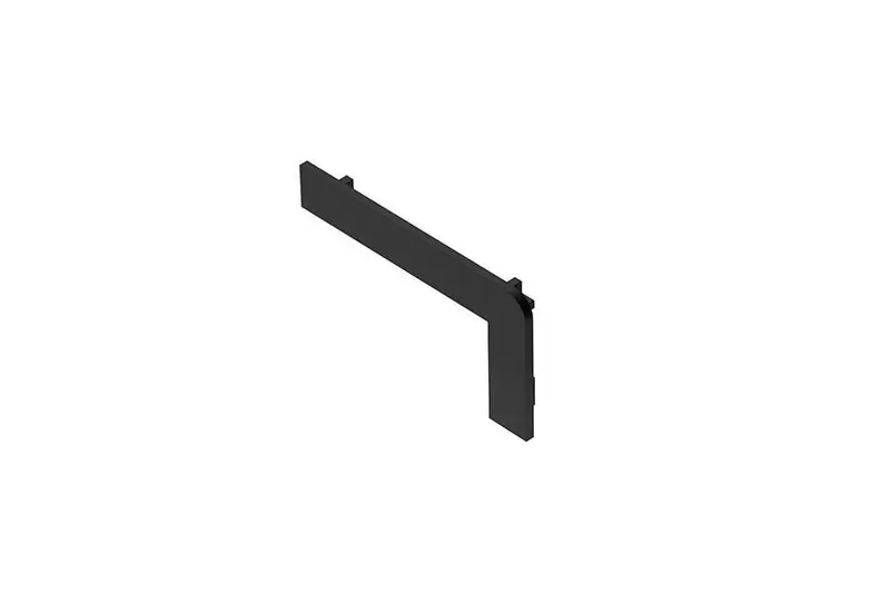 Schluter - TREP-V 60 Right & Left End Cap PVC Black 3/8" (10 mm) x 2-3/8"