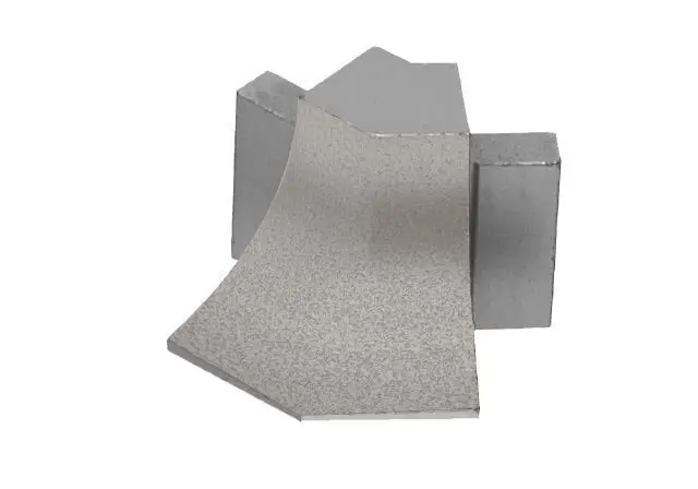 Schluter DILEX-AHKA Outside Corner 135° with 3/8" Radius Anodized Aluminum Greige