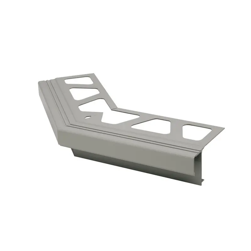 Schluter BARA-RAK Outside Corner 135° for Balcony Edging Profiles Aluminum Classic Grey