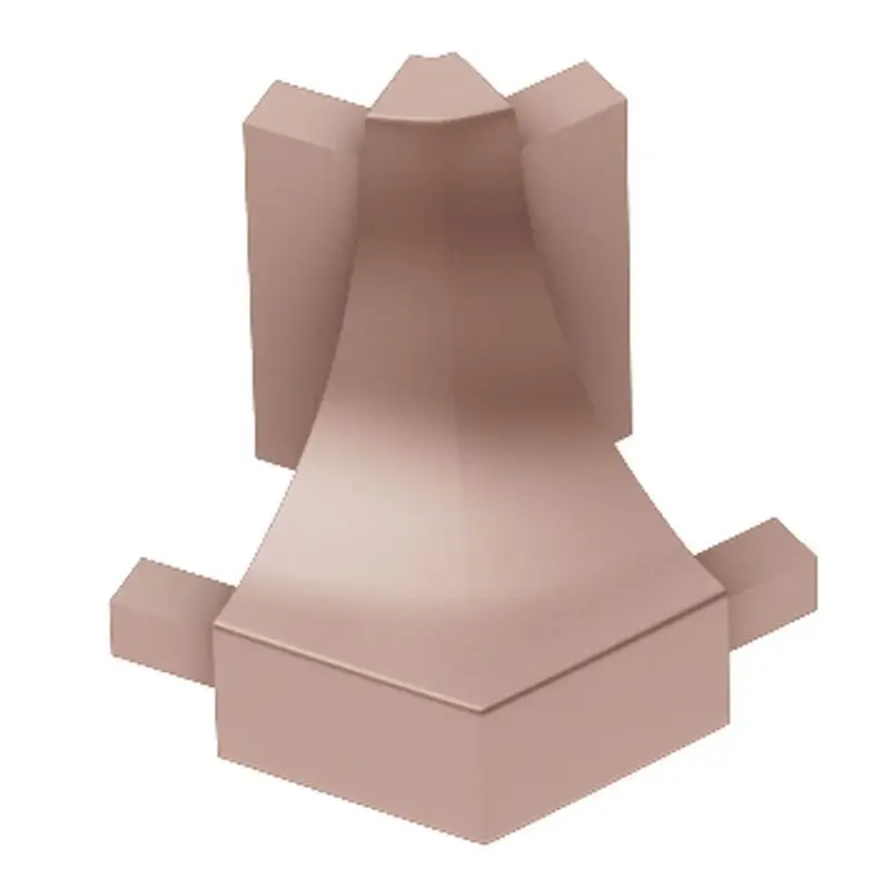 Schluter - DILEX-AHK Outside Corner 135° with 3/8" (10 mm) Radius - Aluminum Anodized Matte Copper