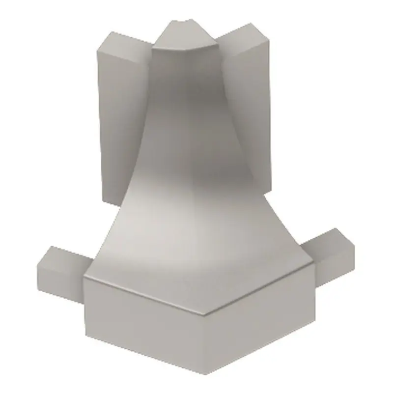 Schluter - DILEX-AHK Outside Corner 135° with 3/8" (10 mm) Radius - Aluminum Anodized Satin Nickel