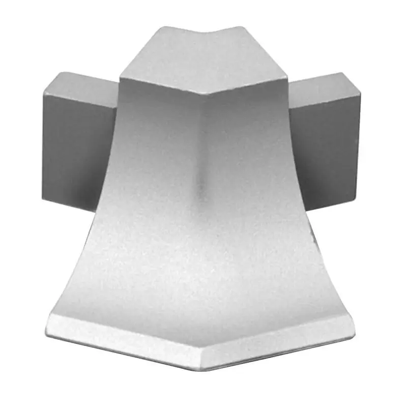 Schluter - DILEX-AHKA Outside Corner 135° with 3/8" (10 mm) Radius - Aluminum Pewter