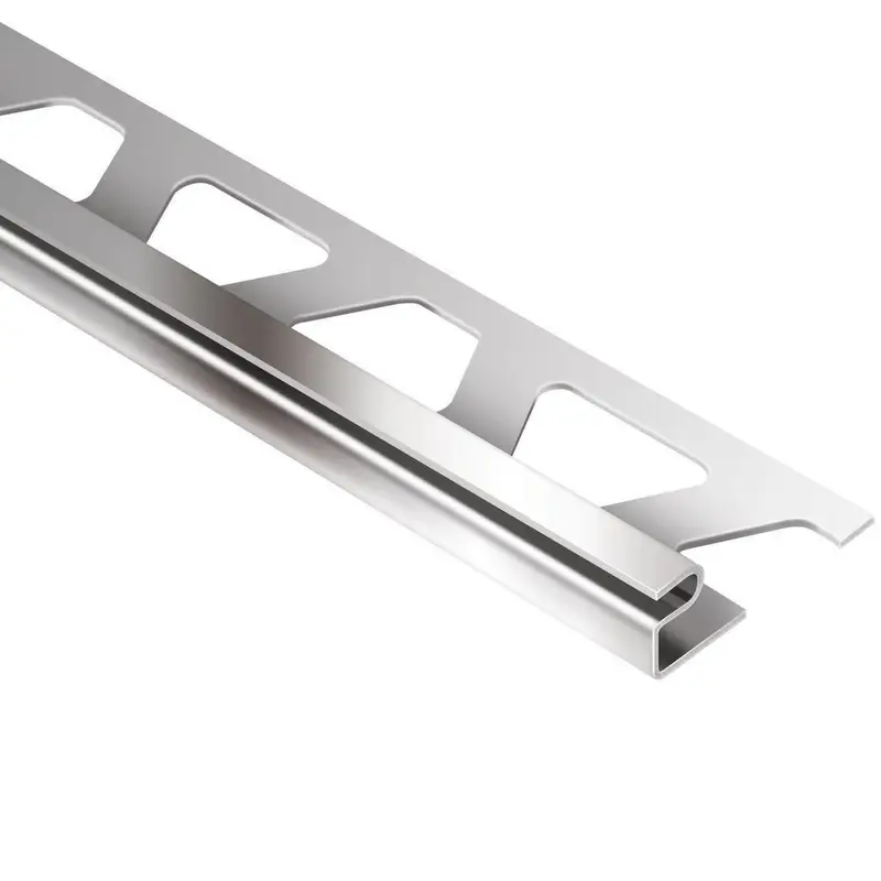 Schluter - DECO Decorative Edge-protection Profile Wide Reveal - Stainless Steel (V2) 1" (25 mm) x 8' 2-1/2"