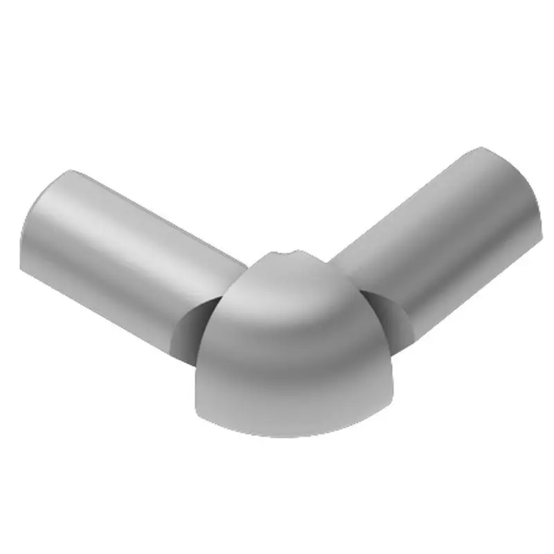Schluter - RONDEC 2-Leg Outside Corner 90° - Aluminum Anodized Matte 5/16" (8 mm)