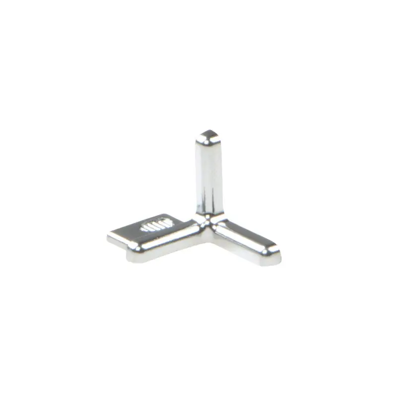Schluter - INDEC Outside Corner 90° - Aluminum Anodized Polished Chrome 7/16" (11 mm)