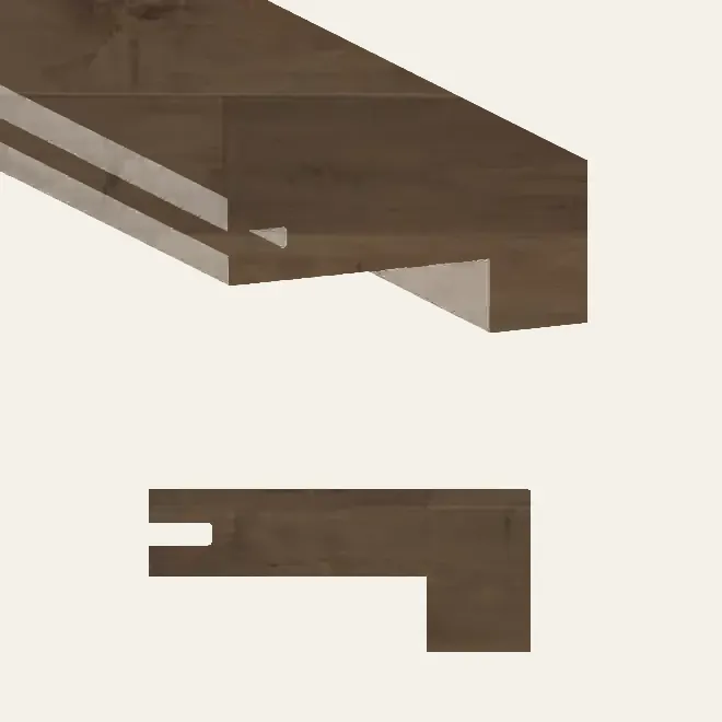 Grandeur Flooring Engineered Hardwood Divine Scorpio Square Stair Nose 5-1/2" x 36"